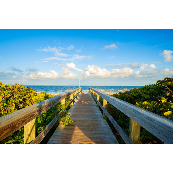 Highland Dunes Cocoa Beach Florida by Raul Rodriguez Wrapped Canvas
